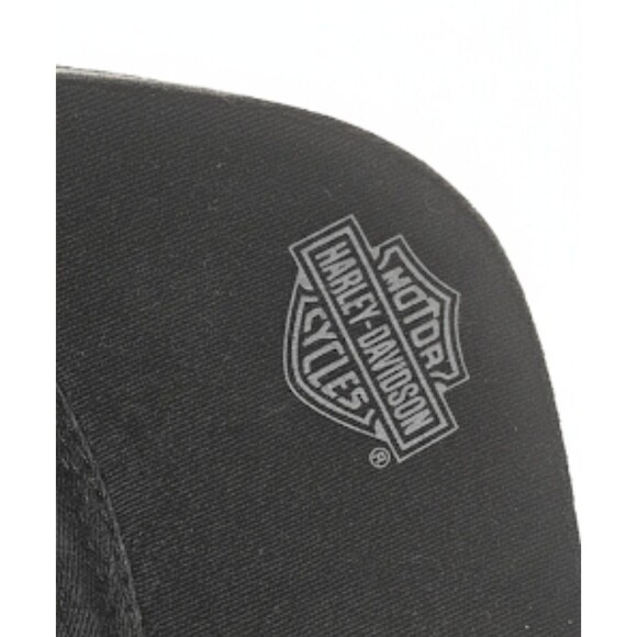 Vintage Harley-Davidson Hat – Black Cap with Embroidered Shield Logo - Picture 4 of 5